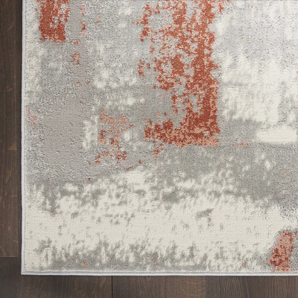 Nourison Elation ETN06 Area Rug - Grey Brick, 9& x 12&