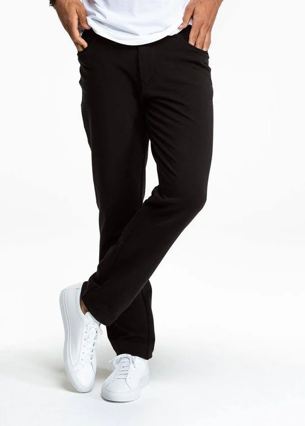 Swet Tailor All-In Pants, Black (Size 40), Most Comfortable Men's Stretch Pants