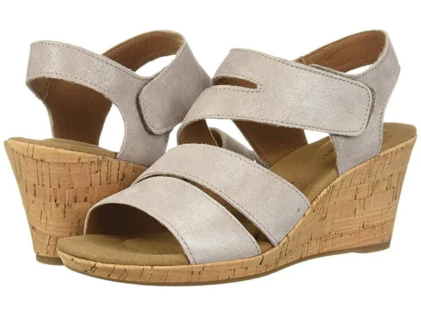 Rockport Women's Briah Asym Wedge Sandal