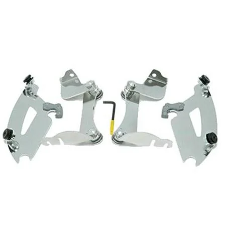 Memphis Shades MEK1976 Trigger-Lock Mount Kit for Bullet Fairing - Polished
