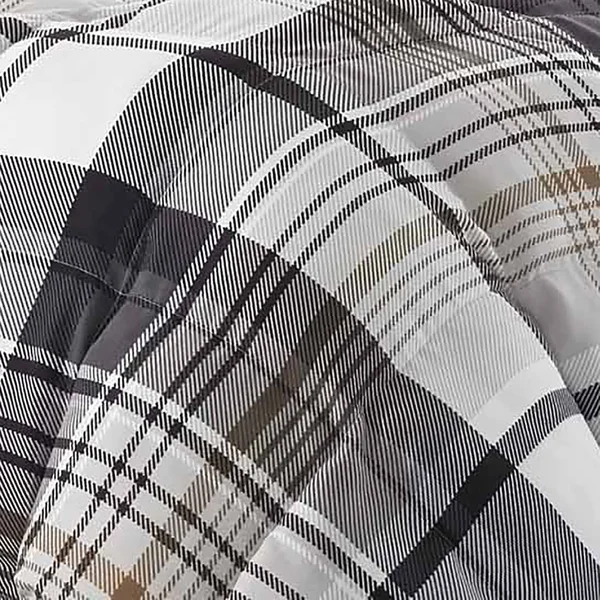 Eddie Bauer Normandy Plaid Comforter Set - Black, Twin
