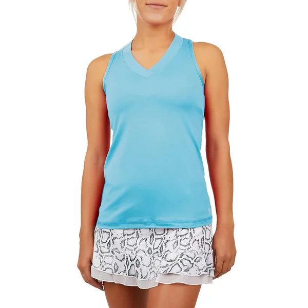Sofibella Women's UV Colors Racerback Tank Top, Medium, Lavender