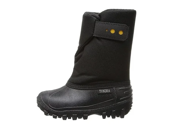 Tundra Teddy 4 Boot (Toddler/Little Kid), Black/Yellow