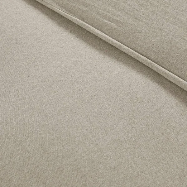 INK+IVY II12-677 Jersey Cotton Duvet Cover Mini Set King Natural