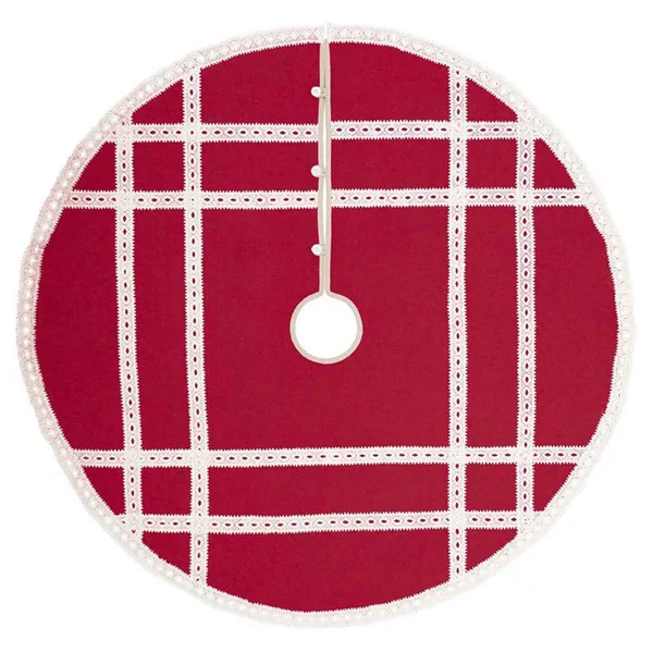 Margot Red Tree Skirt - 48x22