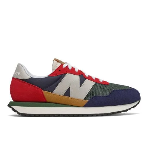 New Balance Men's 237 Lifestyle Shoes - Red/Navy (Size 4.5)