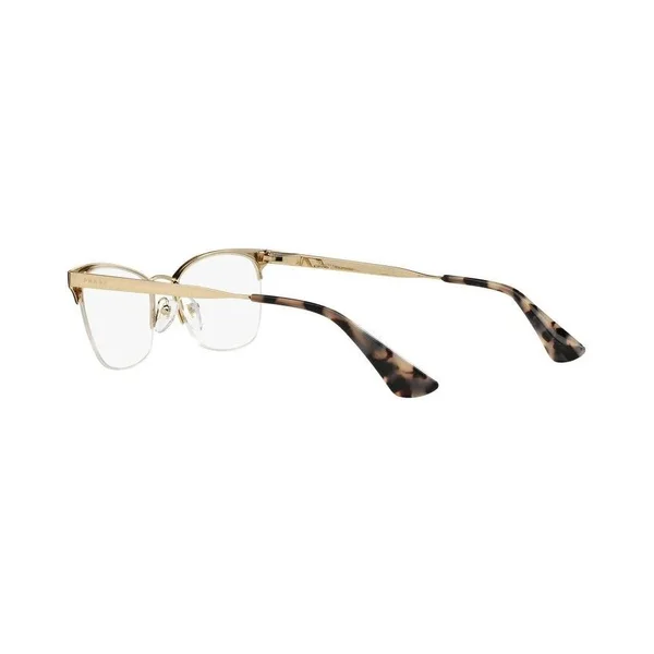Prada PR 65QV Eyeglasses, Black/Pale Gold, Size: 51-17-140