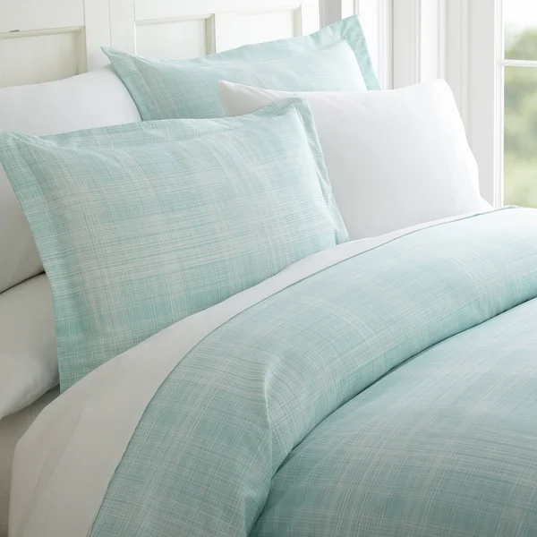Home Collection 3 Piece Duvet Cover Set - Thatch Ultra Soft Print - California King/King - Ray