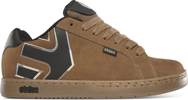 Etnies Men's Fader Brown Navy Gum Shoes 7