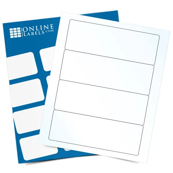 7x22 x 2.5x22 Bottle Labels - 100 Sheets, Clear Gloss Laser