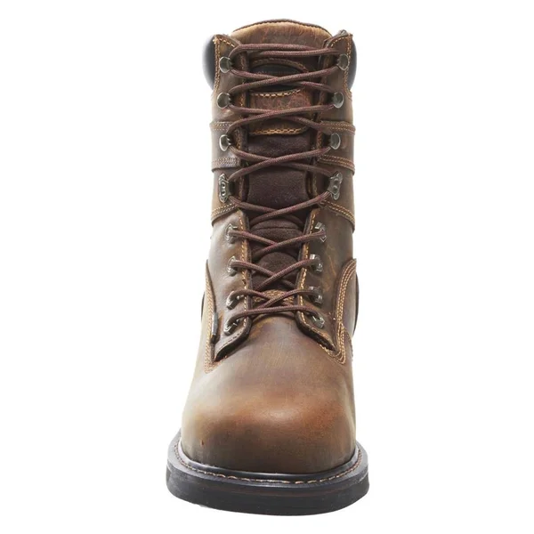 Wolverine 8x22 Brek Durashocks Steel Toe Waterproof Boots, Men's Brown