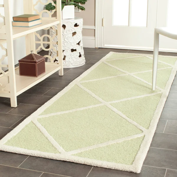 Safavieh Cambridge CAM136C Lavander, Ivory Rug 2&6x22 x 8& Runner