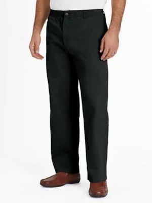 Scandia Woods Men's John Blair Relaxed-Fit Sport Pants, Black Twill 46 M