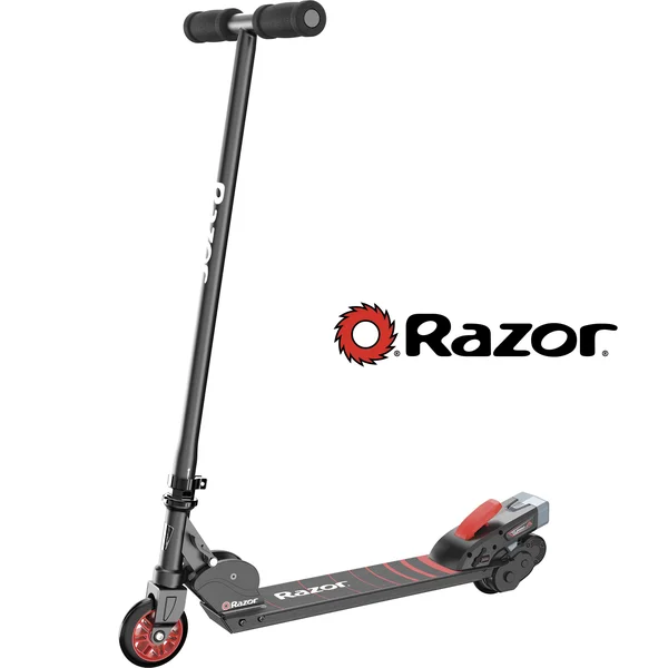 Razor Turbo A Black Label Powered Electric Scooter - Black/Red