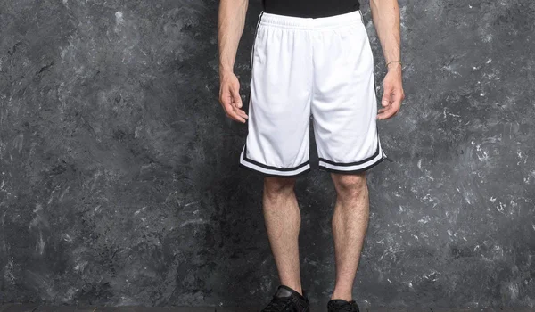 Urban Classics Stripes Mesh Shorts White/ Black/ White