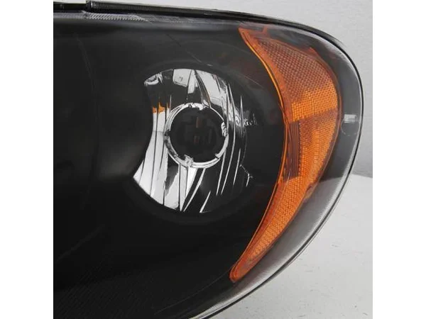 AKKON - for Chrysler Town & Country OE Replacement Black Bezel Headlights Driver/Passenger Head Lamps Pair New