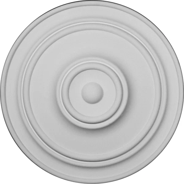 21 7/8 inchod x 2 3/8 inchp Classic Ceiling Medallion (FOR Canopies Up to 5 1/2 inch), Hand-Painted Polished Copper, Bronze