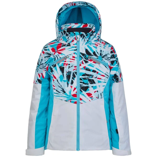 Kid's Spyder Conquer Jacket Girls& 2022 - 12 White, Plastic