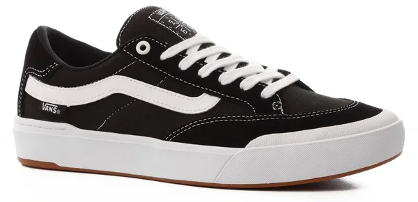 Vans Berle Pro Skate Shoes - Black/True White 8.5