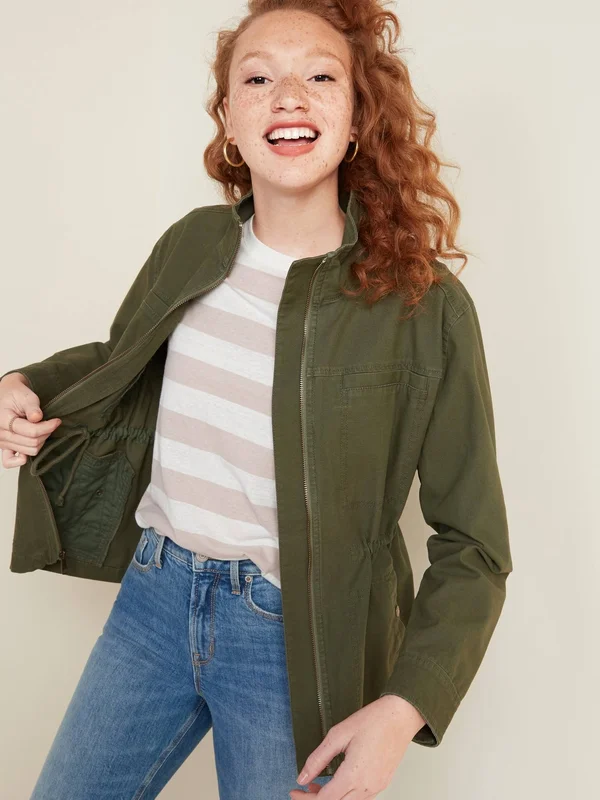 Old Navy Women's Scout Utility Jacket - Hunter Pines - Size XL