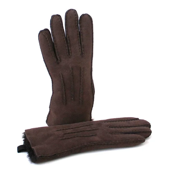 Ugg Men's Shearling 3pt Glove Sheepskin in Chocolate, Size M