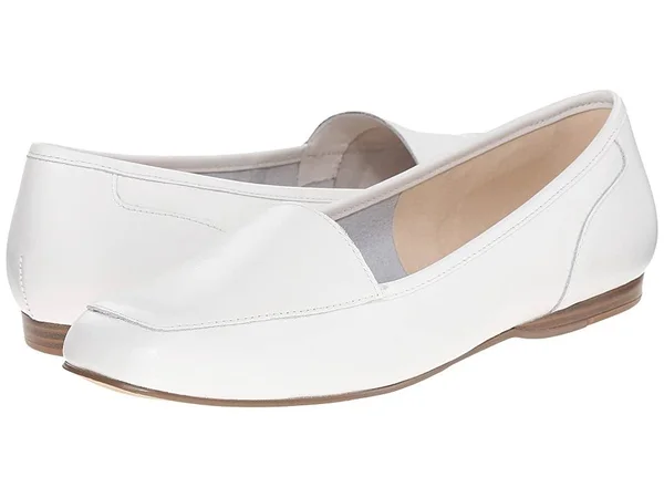 Women's Bandolino Liberty Slip-On Loafers, White 8.5 N Narrow