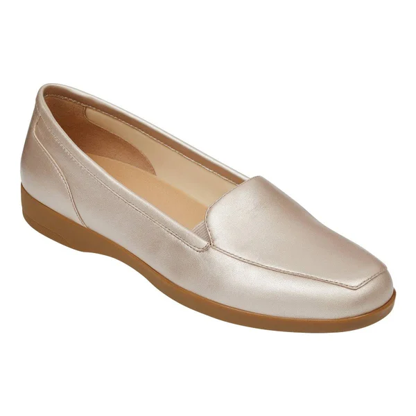 Easy Spirit Women's Devitt Loafer - Size: 6.5, Black Leather