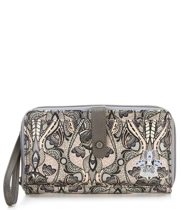 Sakroots Large Smartphone Crossbody - Indigo Dream Song