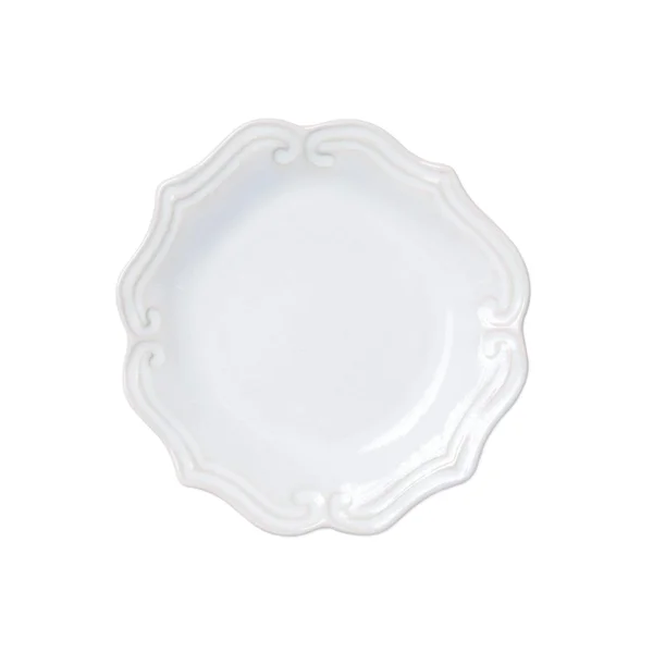 Vietri Incanto Stone Aqua Baroque Salad Plate