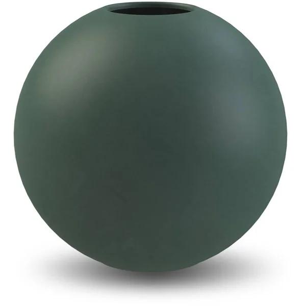 Cooee Design Ball Vase 20 cm - Vases Ceramics Dark Green - HI-028-03-KG