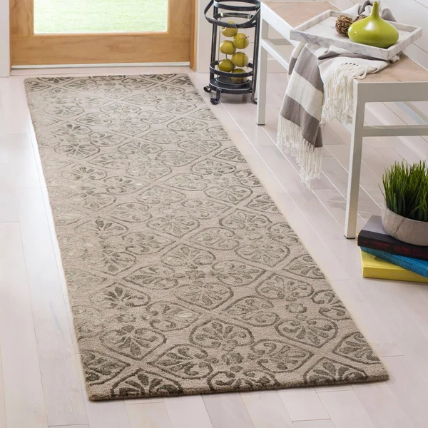 Safavieh Dip Dye Dark Beige 7 ft. x 7 ft. Round Area Rug
