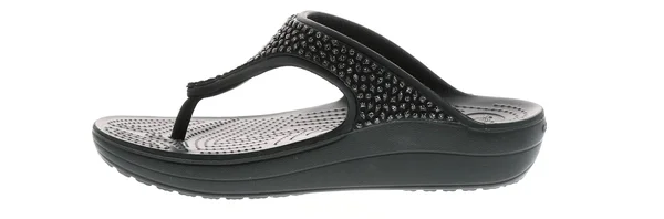 Crocs Women's Sloane Embellished Flip Flop - Size: 6, Black