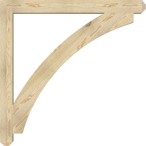 4x22W x 46x22D x 46x22H Thorton Craftsman Rough Sawn BRACKET, Douglas Fir