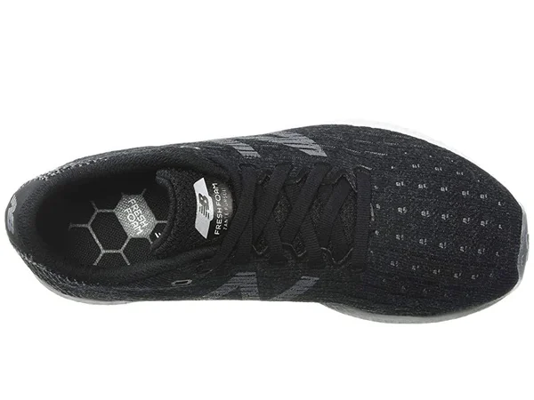 New Balance Fresh Foam Zante Pursuit Black/Castlerock Women's Running Shoes, Black/White, Size: 5.5