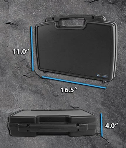 Casematix Mini Drone Hard Carry Case Fits Parrot Mambo Drone, Cannon, Grabber, Parrot Flypad MiniDrone Controller, Propeller