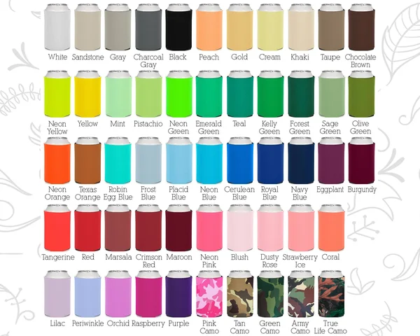 Wedding Favor Can Coolers - Custom Wedding Favors, Personalized Wedding Favors, Rehearsal Dinner Favors, Wedding Favors for Guest