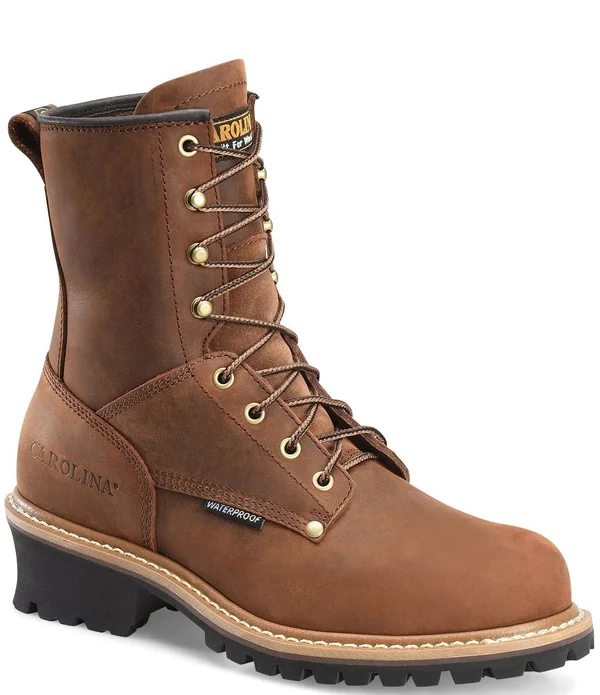 Carolina Men's 8 in. Waterproof Logger Boots