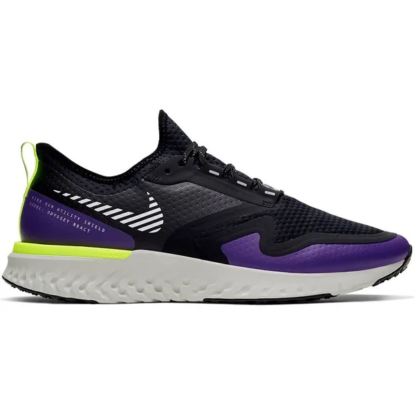 Nike Odyssey React 2 Shield Men's Running Shoes Black/Metallic : 6 D