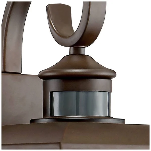 Deaver 15 1/4x22 High Bronze Motion Sensor Outdoor Wall Light