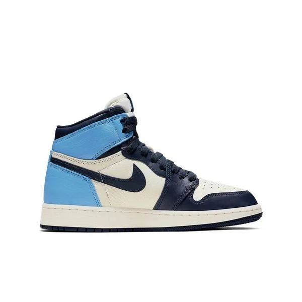 Air Jordan 1 Retro High OG GS Obsidian University Blue - Size 5 Kids