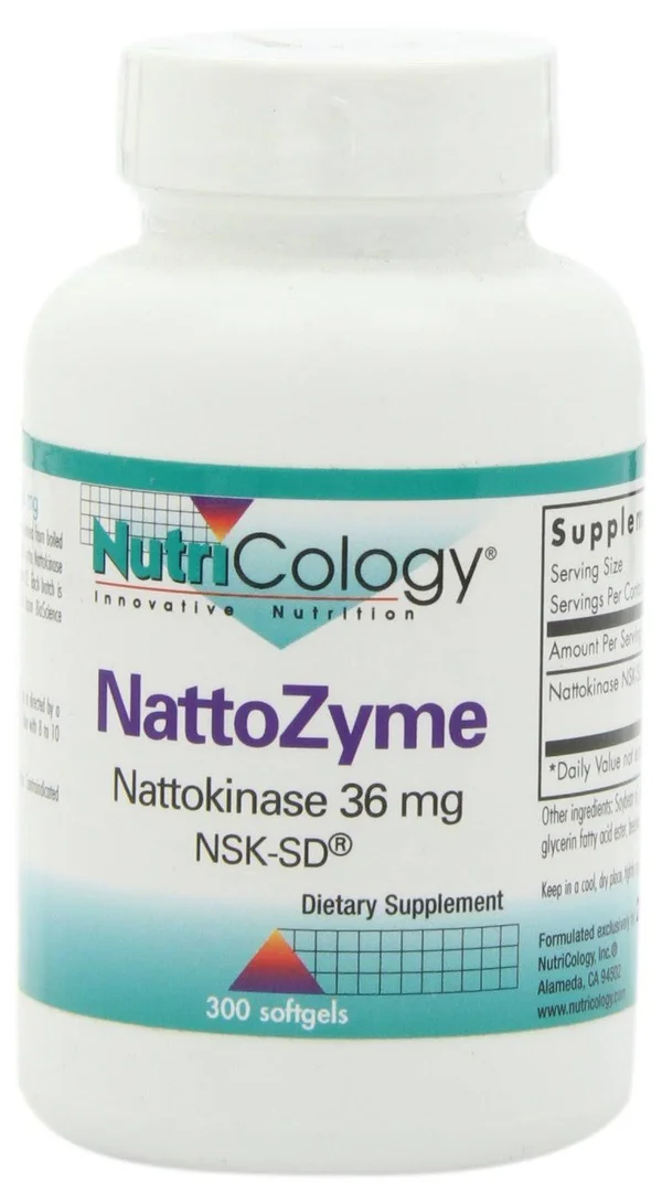 Nutricology NattoZyme 36 mg 300 Softgels