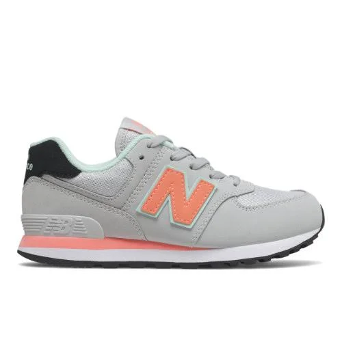 New Balance Kids& 574 V1 Fashion Bungee Sneaker
