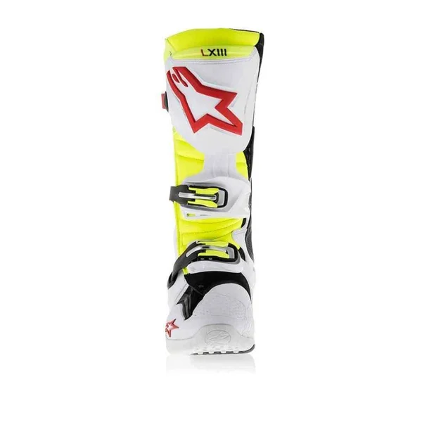 Alpinestars Tech 10 Boots (7 White/Red/Yellow)
