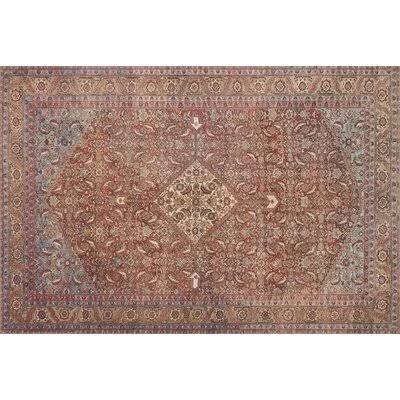 Bloomsbury Market Raul Red Area Rug, Size: Rectangle 5& x 7&6 inch