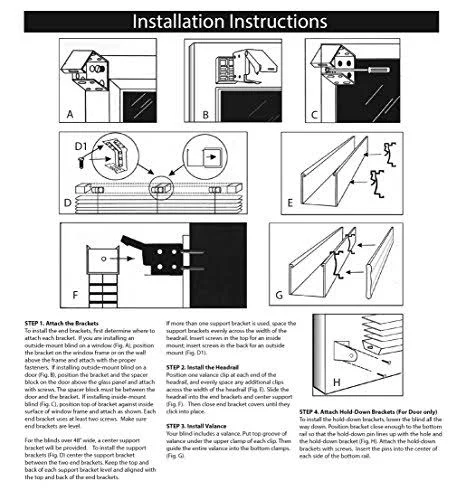2 inch Cordless Faux Wood Blind 68.5 inch W x 60 inch H, Inside Mount