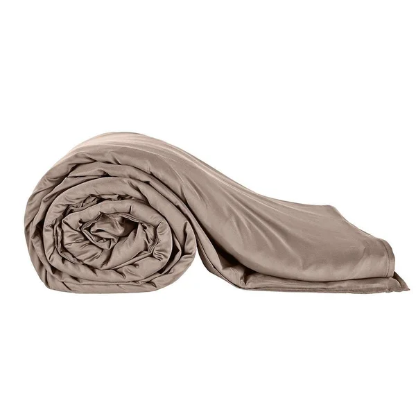 Therapedic 20 lb. Large Weighted Cooling Blanket in Taupe