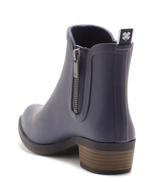 Lucky Brand Women's Basel H2O Rain Bootie, Size: 11, Indigo Rubber