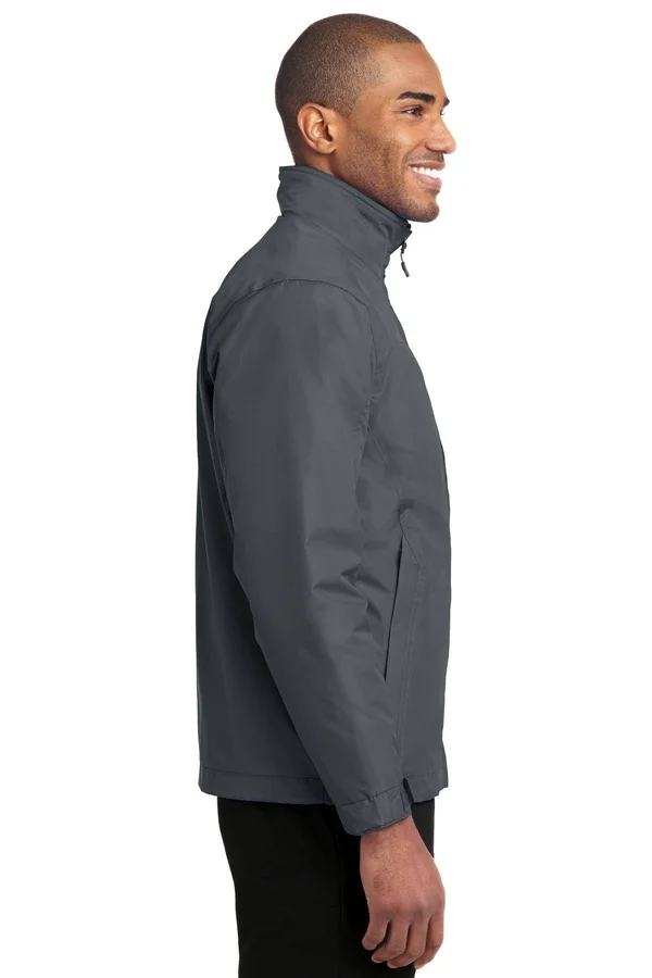 Port Authority J354 Challenger II Jacket - Steel Grey/True Black - 3XL