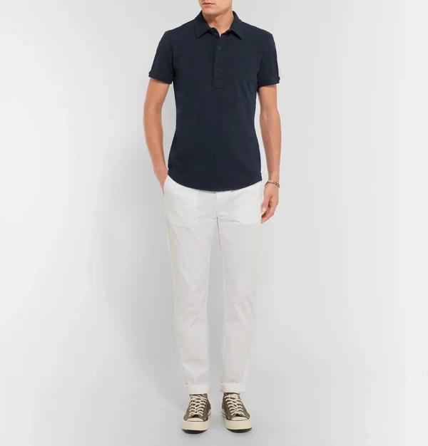 Orlebar Brown Sebastian Slim Fit Polo Shirt - Blue