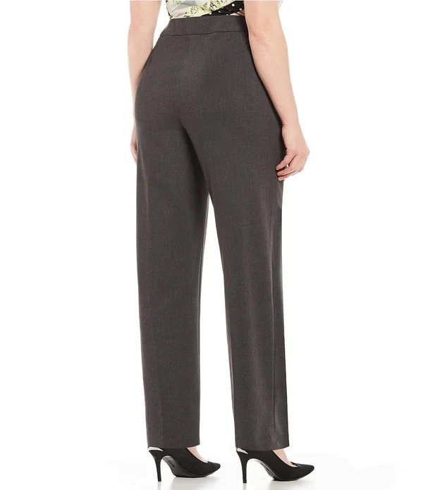 Calvin Klein Plus Size Classic Fit Straight Leg Pants - 24W